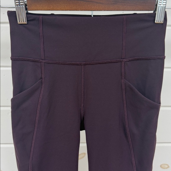 Lululemon Time To Sweat 7/8 Tight 25" Plum Shadow Size 2 - Picture 3 of 10